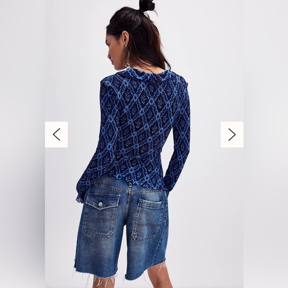 NEW Free People Caught A Feeling Cardi top XS / Extra Small - Picture 3 of 5